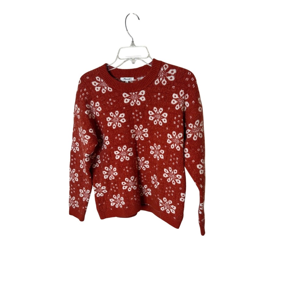 Madewell Fair Isle Crewneck Sweater Women‎ Mediumm
